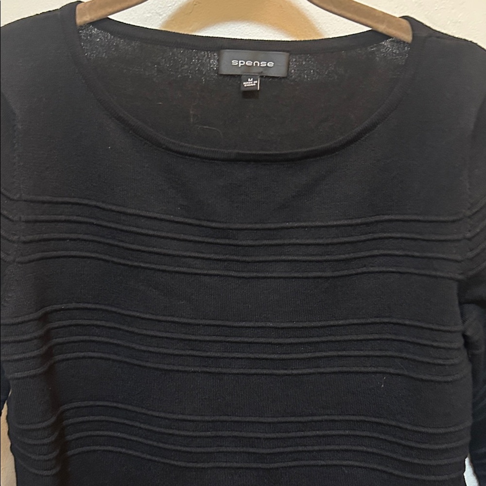 Spense Black Sweater, the pictures do not do this beautiful sweaters justice